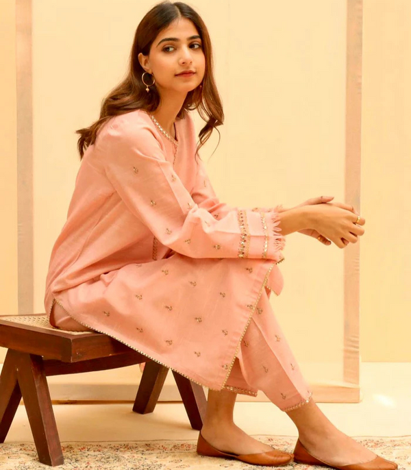 Peach Blossom | 2-Piece Stitched Suit