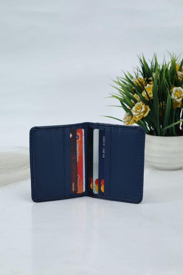 Leather Blue Wallet C-6