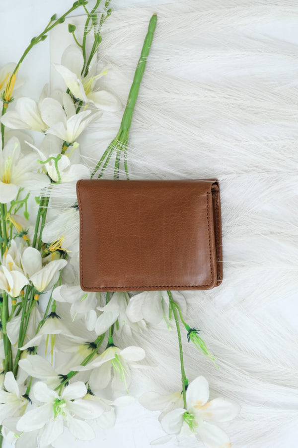 Leather Tri Fold Wallet SJ-4M