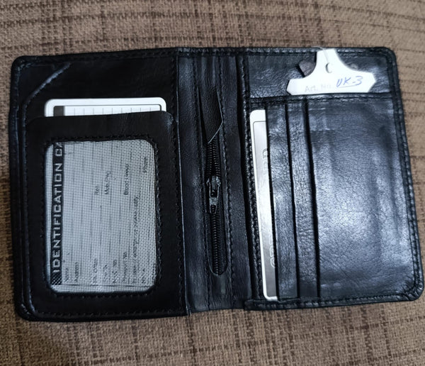 Black Leather Wallet UK-3